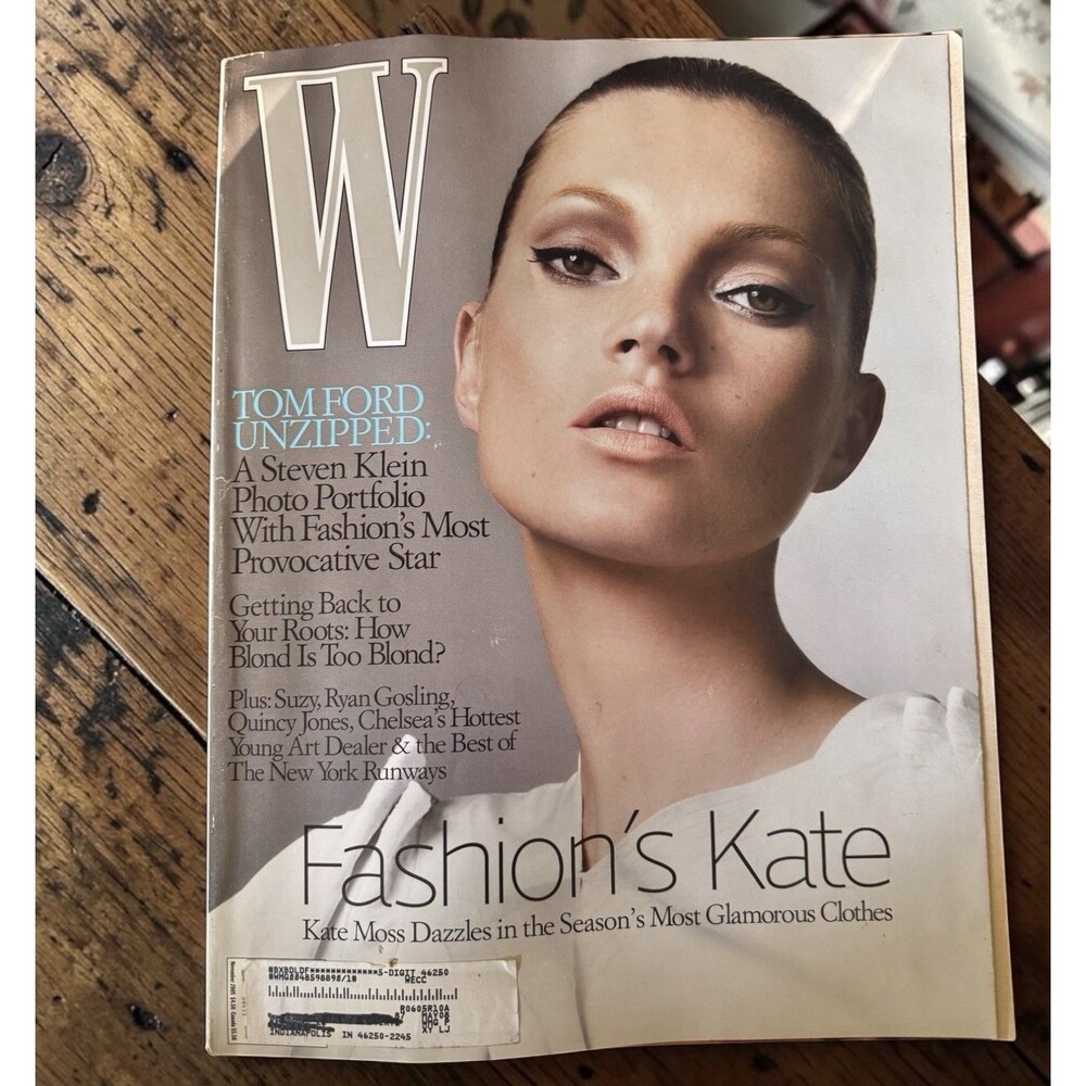W 11/2005 KATE MOSS TOM FORD NUDES BY STEVEN KLEIN MARIO SORRENTI BRUCE WEBER